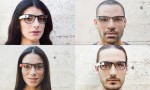 Die neuen Google-Glass-Modelle im Vergleich: Curve, Split, Thin und Bold (v. l. o.) (Quelle: google.com/glass)