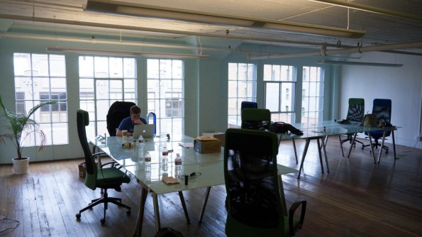 In diesem Büro arbeitete das Team von Buffer bis zuletzt. Voll war es jedoch nie. (Foto: Moritz Stückler)