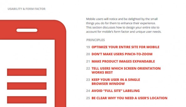 Google: Ein Whitepaper gibt euch 25 Regeln für bessere Mobile-Sites. (Screenshot: Google)
