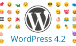 WordPress 4.2 bringt unter anderem Emoji-Support. (Logo: WordPress, Emojis: twemoji)