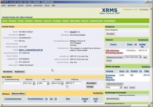 Marketing- und Vertriebsunterstützung für Business2Business: XRMS