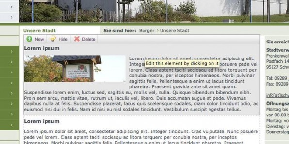 Dynamische Integration der neuen Bearbeitungsfunktionen im Frontend Dynamische Integration der neuen Bearbeitungsfunktionen im Frontend