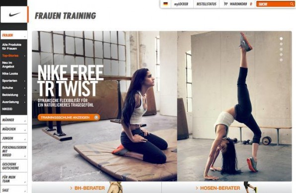 Herstellerversender wie Nike haben beim Online-Shopping ordentlich zugelegt und können durch den direkten Absatz ihrer Waren teilweise die Handelsstufe umgehen.
