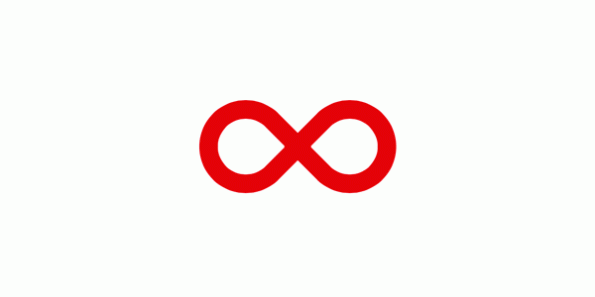 Mit CSS erzeugtes Infinity Symbol