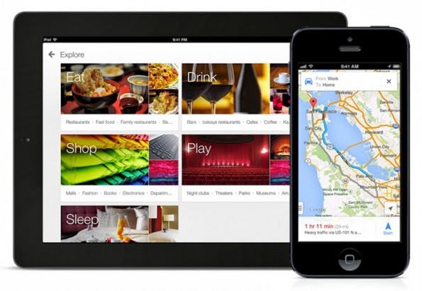 Google Maps bringt jetzt auch eine für iPads optimierte Oberfläche. (Bild: Google)