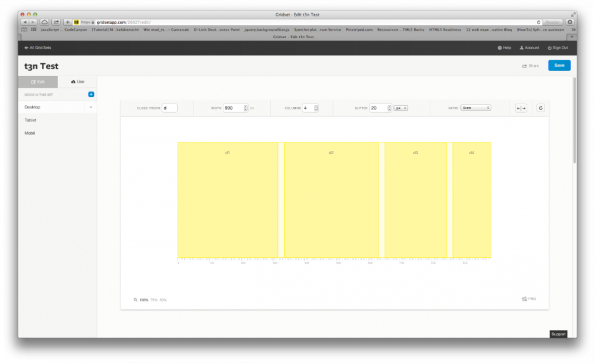 Gridset Interface