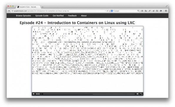 Sysadmin Casts: Eine interessante Screencast-Reihe für Systemadministratoren. (Screenshot: Sysadmin Casts)