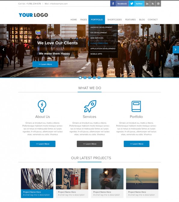 Business Landingpage Web-Template