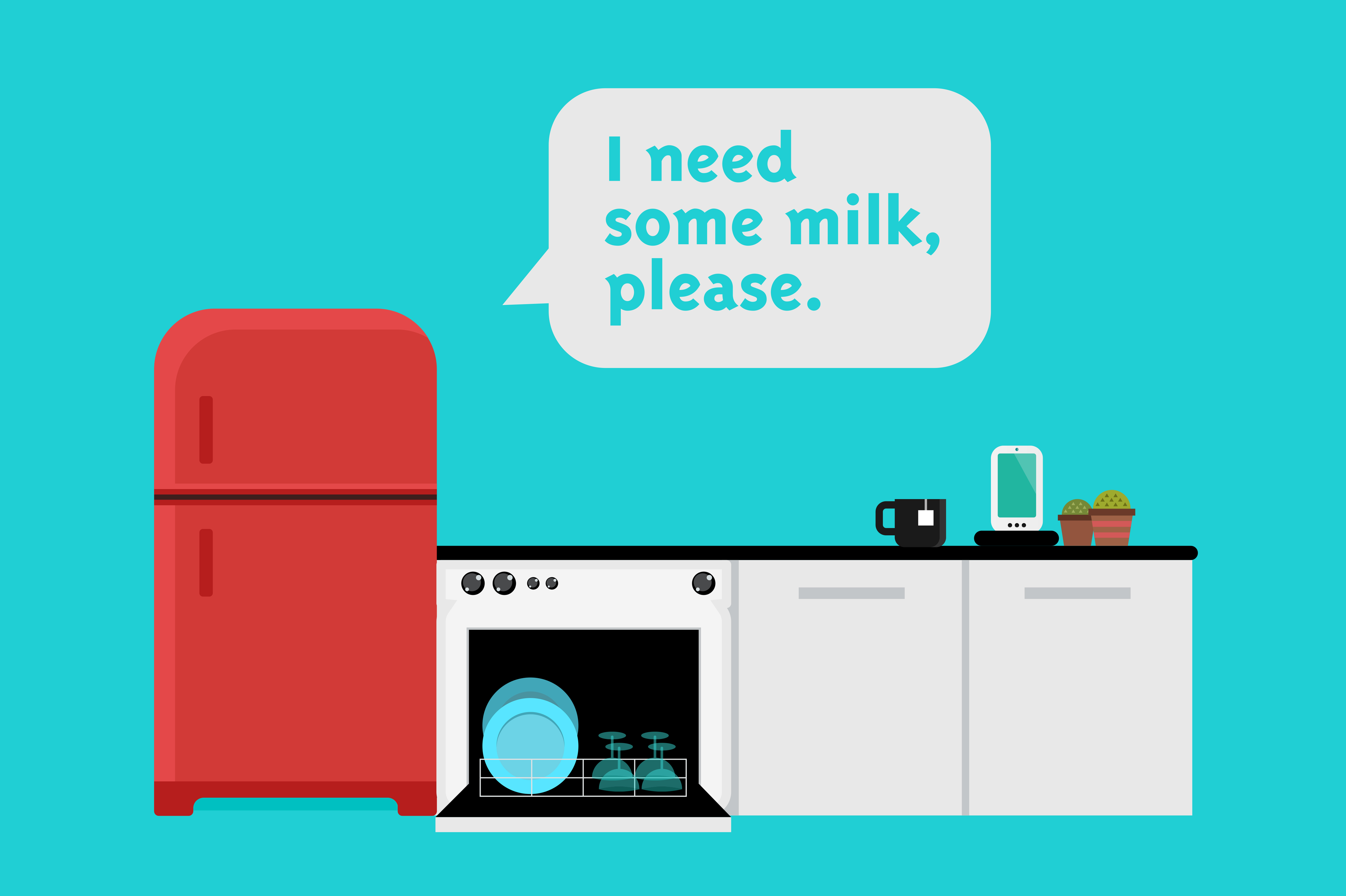 Jetzt kommt er endlich, der selbstauffüllende Kühlschrank: Amazon startet  Dash-Service