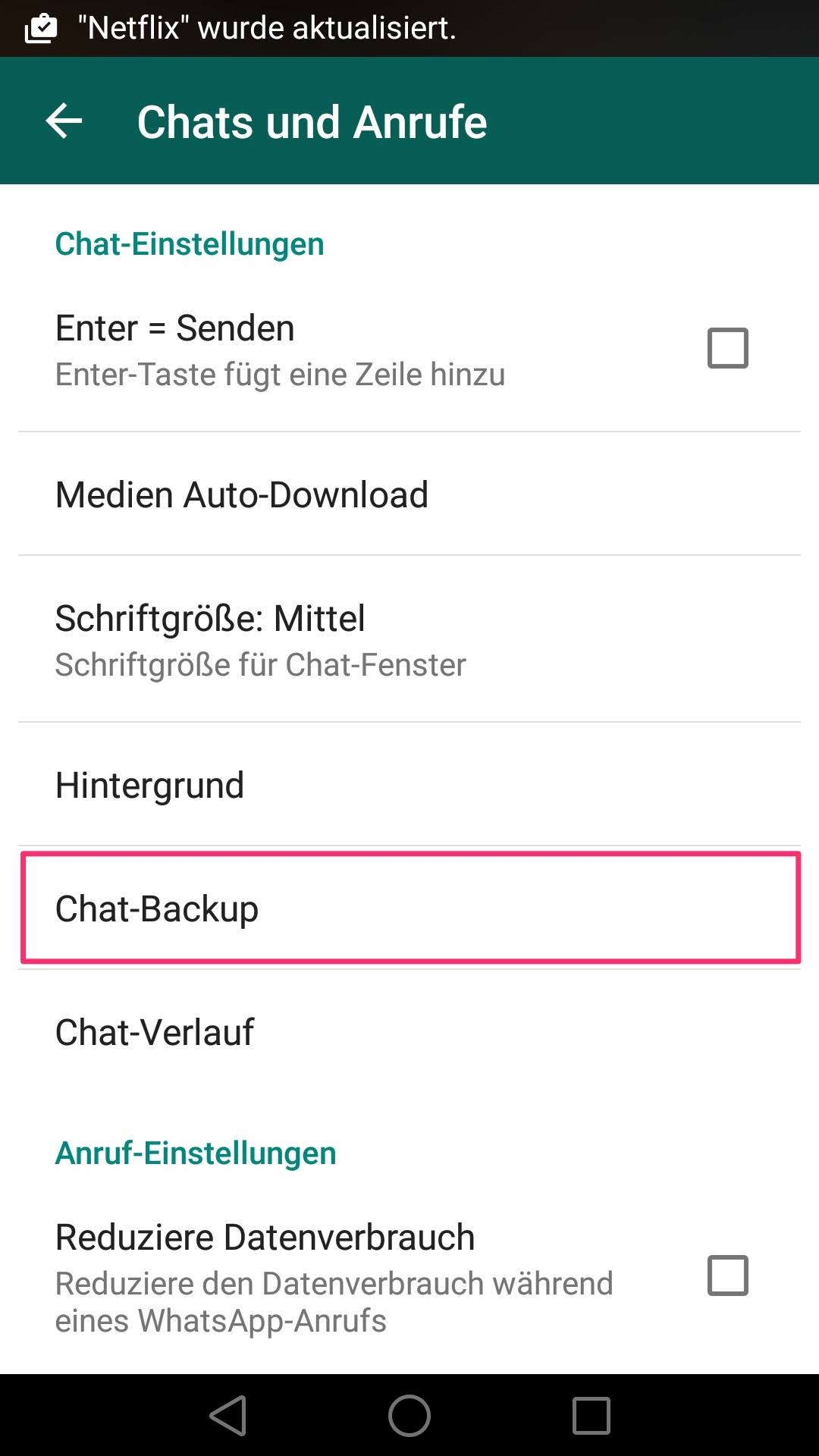 Chat abbrechen whatsapp backup Top 8