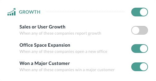Jeder Alert in Datafox for Slack kann separat geregelt werden. (Bild: Datafox)