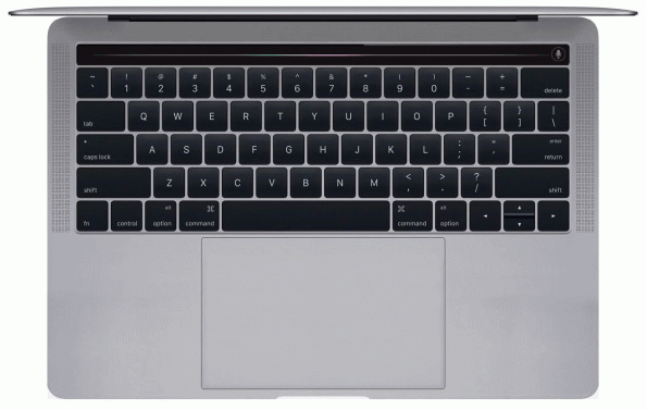 OS X 10.12 soll Siri bringen – auf dem OLED-Display könnte der Assistent so angezeigt werden. (Bild: JustMockups )