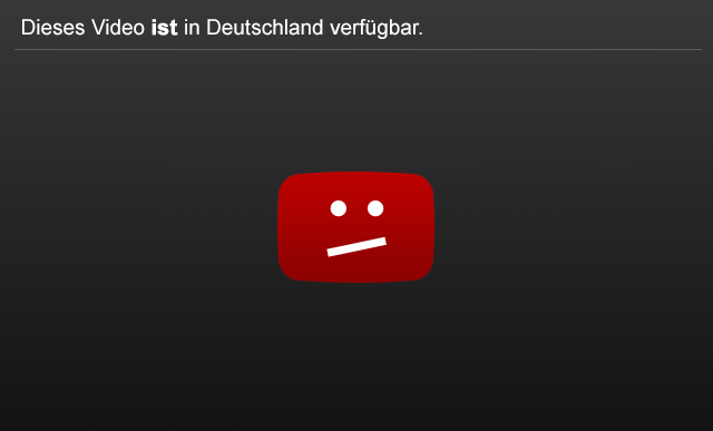 Die roten Sperrtafeln bei Youtube Deutschland sind Geschichte. (Bild: Google)