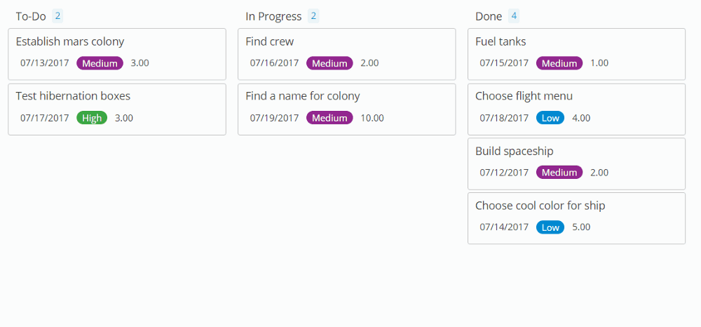 In der neuen Ansicht von Zenkit lassen sich jetzt Tasks abhaken, orientiert haben sich die Karlsruher Macher dabei an Wunderlist. (GIF: Zenkit)
