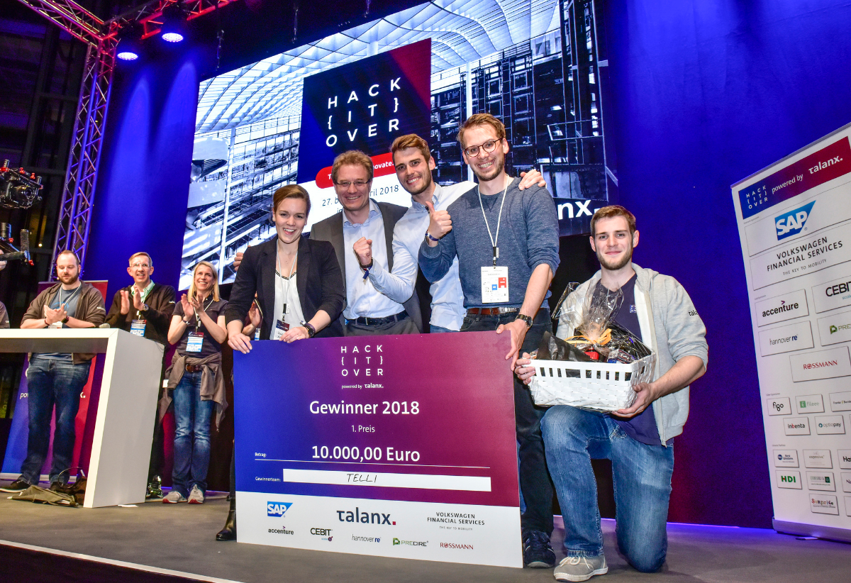 Der erste Platz des Hackitover 2018 gewann 10.000 Euro. Doch es gibt noch ganz andere Anreize für einen Hackathon, als nur das Preisgeld. (Bild: Talanx AG)