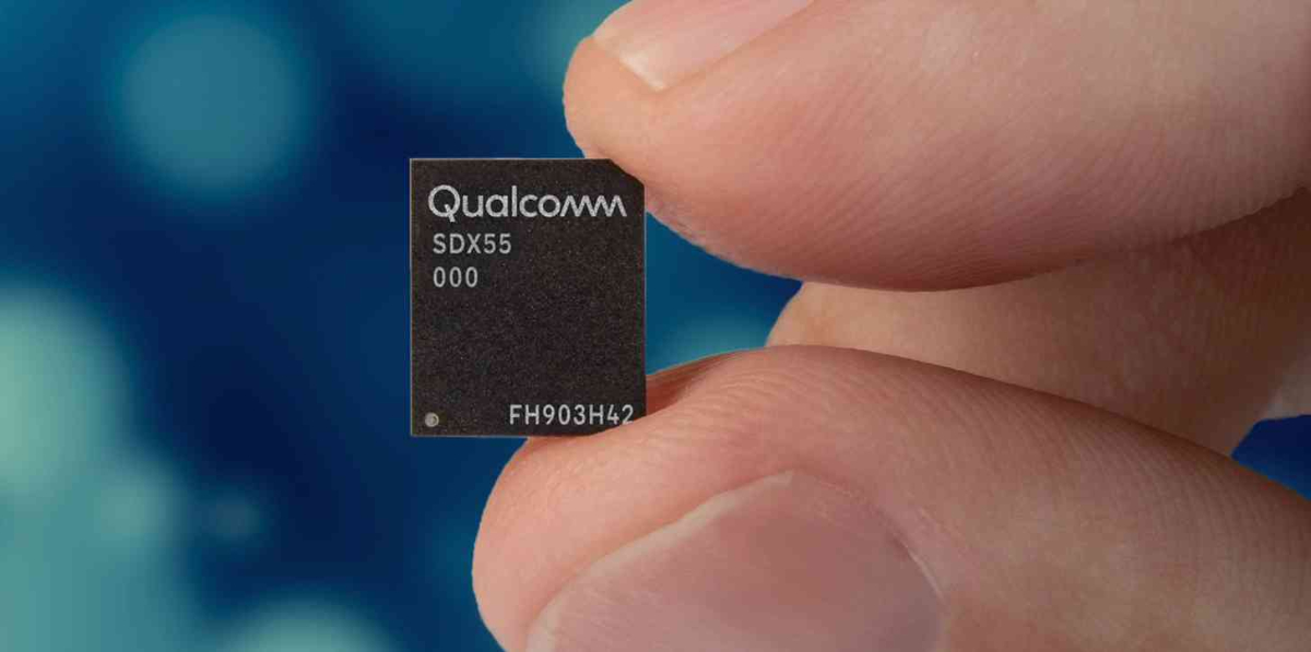 Qualcomms 5G-Modem X55. (Bild: Qualcomm)