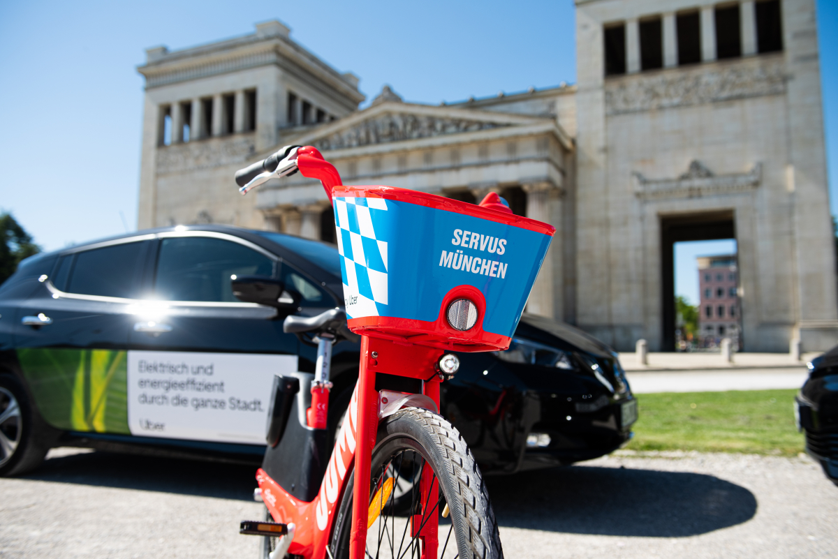 Uber bringt Verleih von Jump-E-Bikes nach München