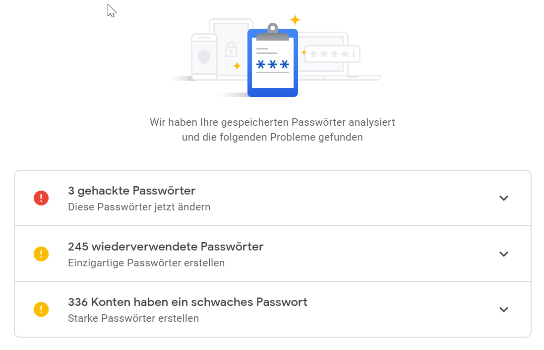 Passwort gehackt, zu oft verwendet oder zu schwach? (Screenshot: t3n.de)