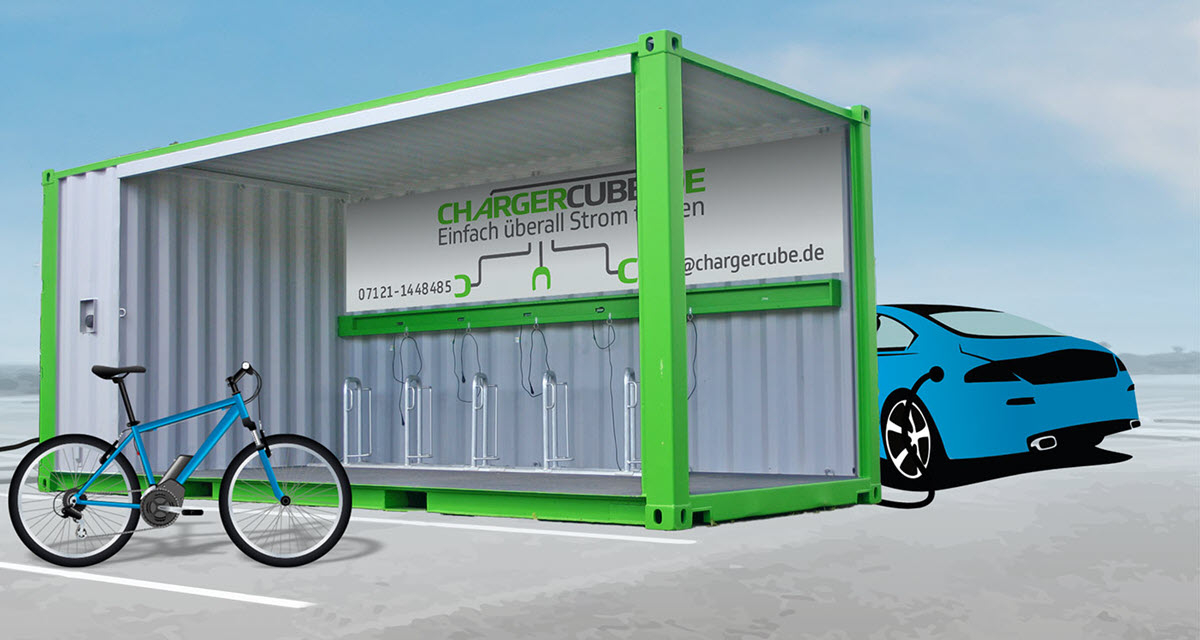 Chargercube: Diese Containerlösung lädt Elektrofahrzeuge aller Art – quasi überall