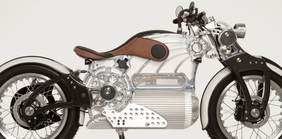 Zwischen Steampunk und Hightech: Das E-Motorrad Curtiss One