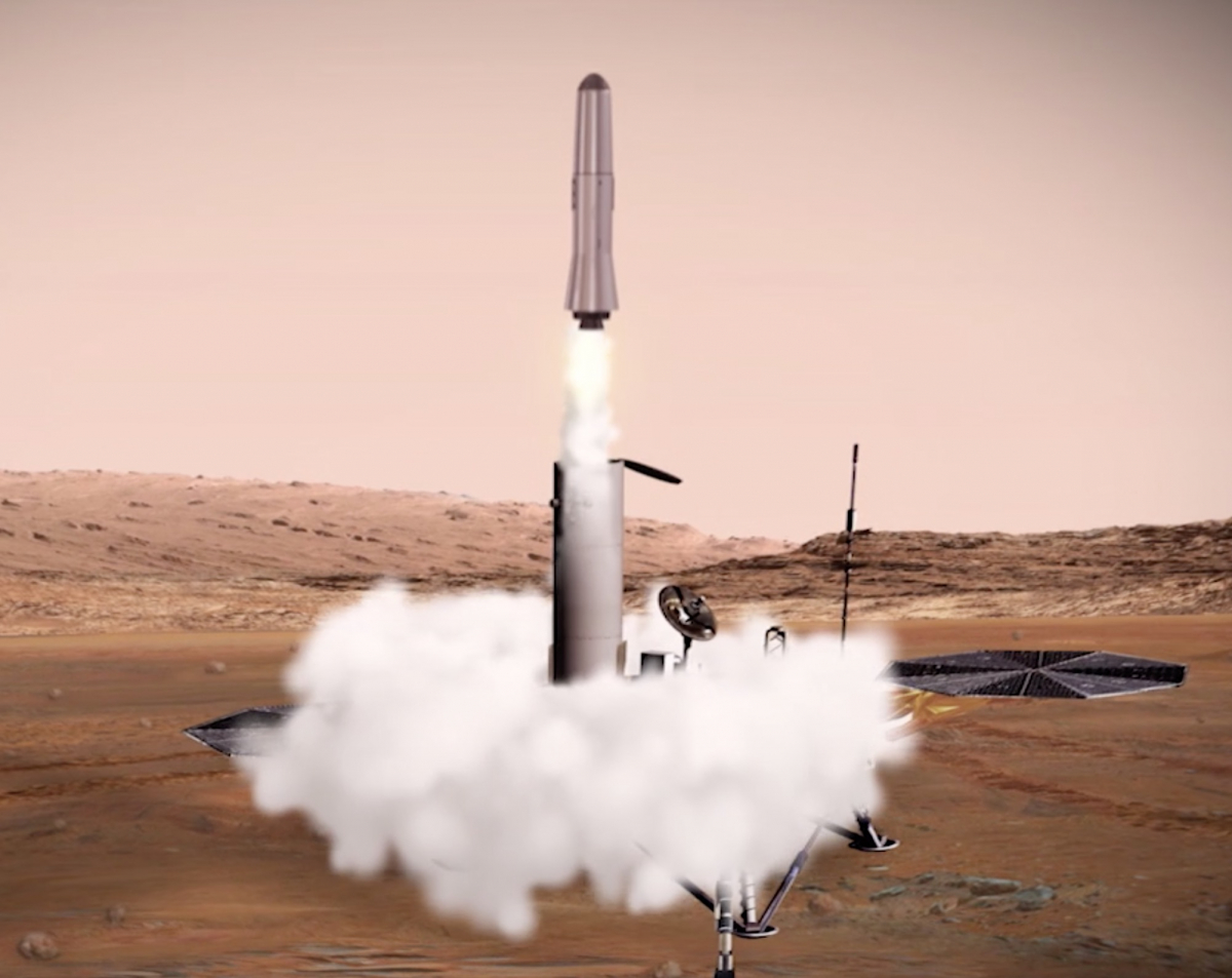 Kurzstreckenrakete von Lockheed Martin soll Proben vom Mars holen