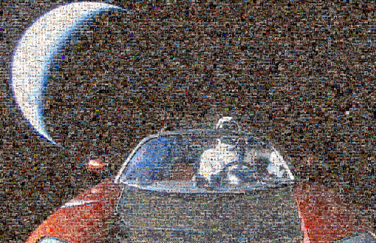 SpaceX nimmt Fotos von Tesla-Besitzern mit ins All - als großes Mosaik
