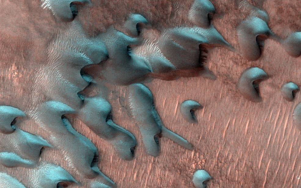 Bei Minus 123 Grad: So sieht der Winter auf dem Mars aus
