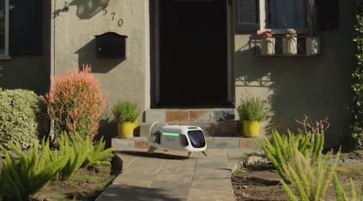 New delivery drone system reminiscent of the Jetsons