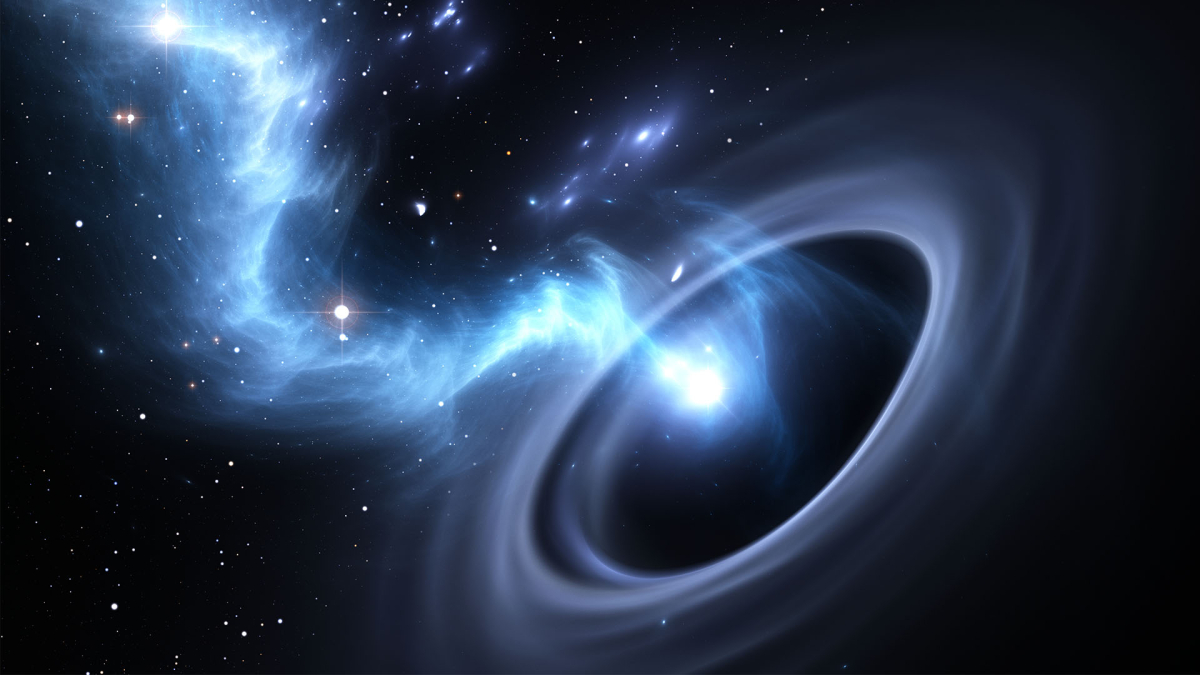 Huge black hole discovered with new method
