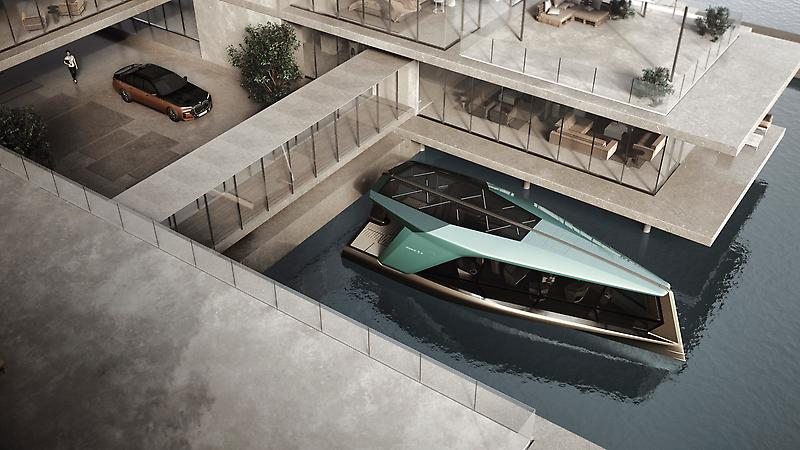BMW presents stylish electric ship in Cannes