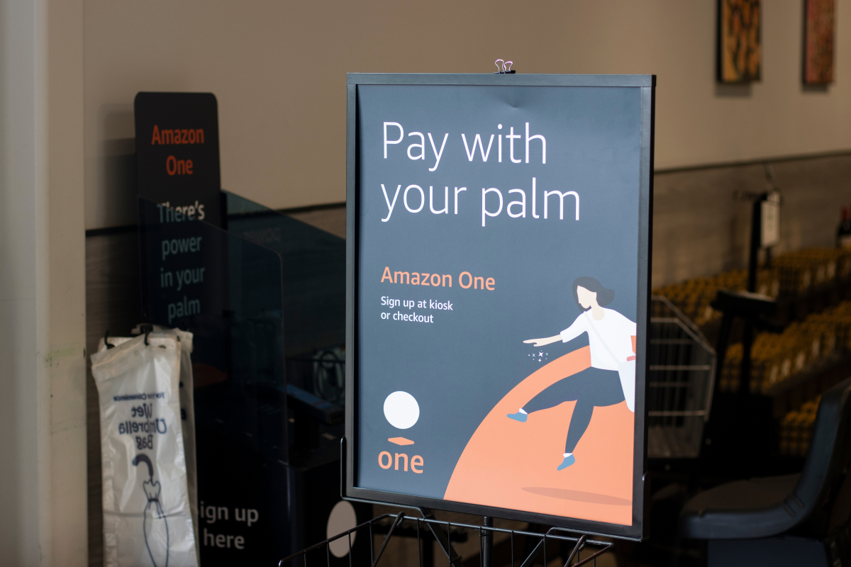 Amazon’s One technology should also be able to verify age by hand scan