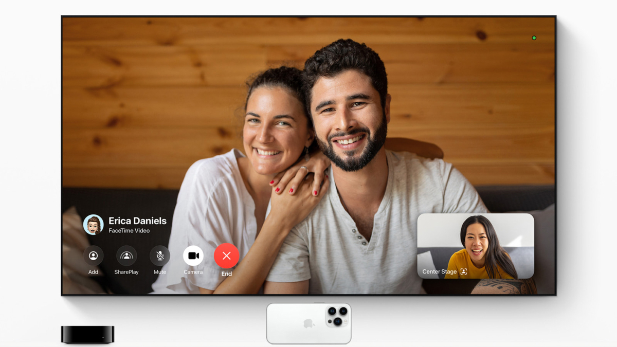 Apple brings Facetime and video conferencing to the TV