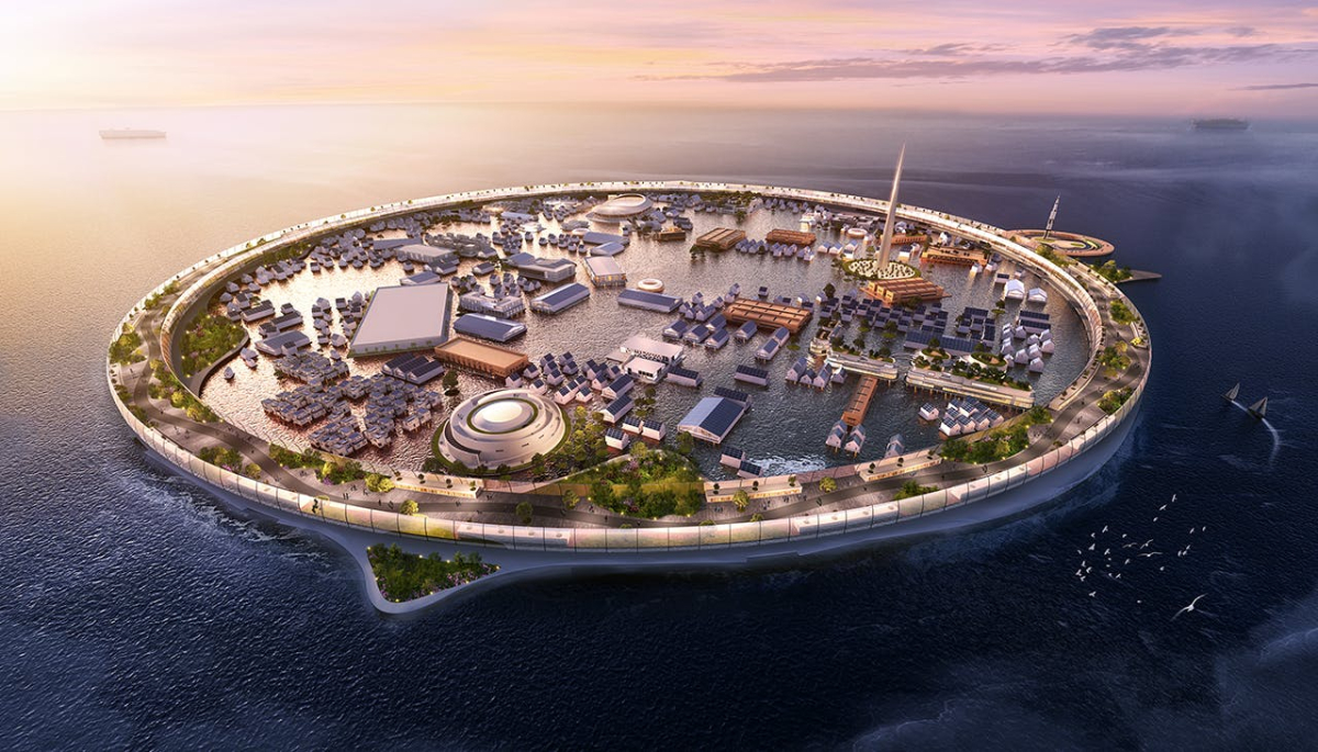 Floating city of the future to have a rocket launch site