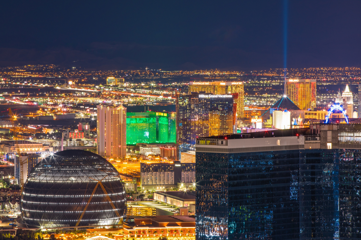World’s largest spherical LED screen in Las Vegas