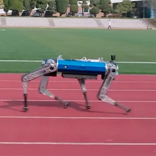 Roboter stellt Weltrekord für 100-Meter-Sprint auf