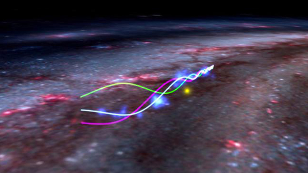 Kosmische Flut: Eine gigantische Sternenwelle rollt durch die Milchstraße